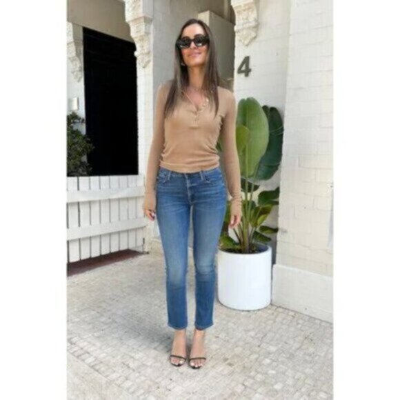 MOTHER The Mid Rise Dazzler Ankle in Wash Wish On A Star Size US 26 - Picture 2 of 16